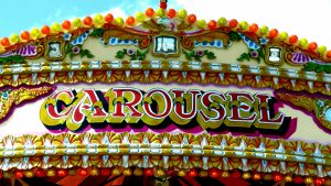 lovely colourful carousel